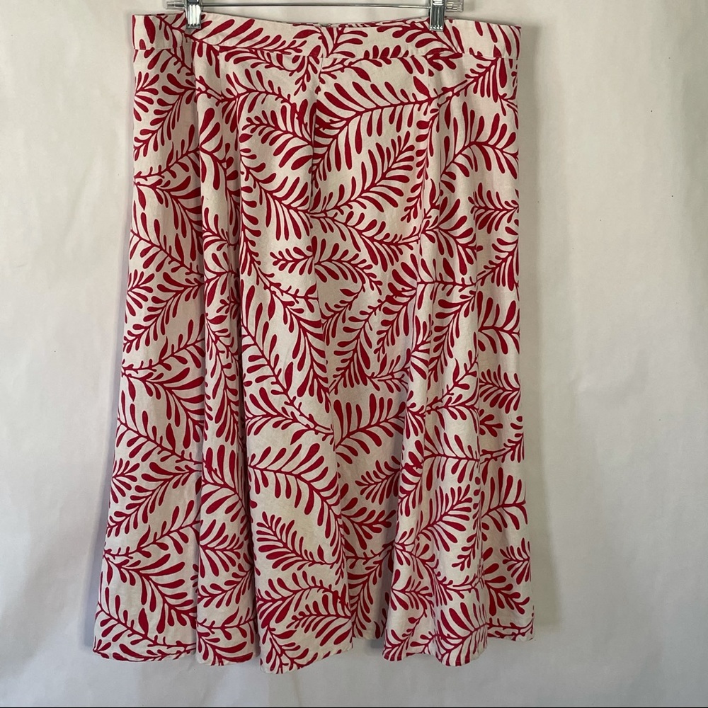 Who What Wear linen blend maxi skirt size 16